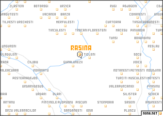map of Răşina