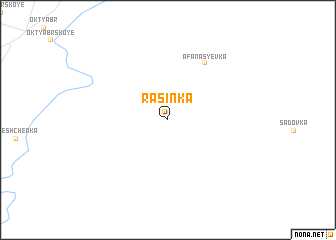 map of Rasinka
