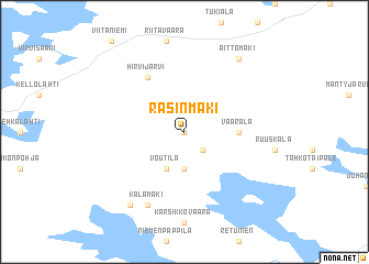 map of Rasinmäki