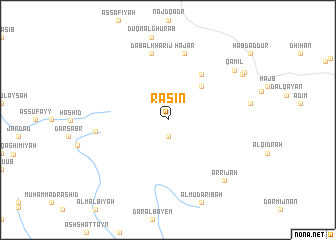 map of Raşīn