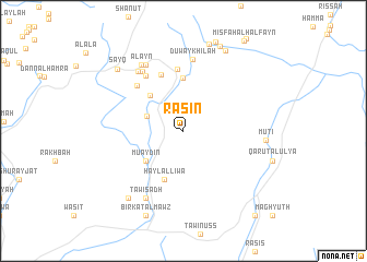 map of Rasīn