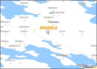 map of Rasisalo