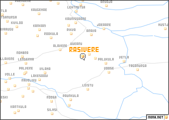 map of Rasivere