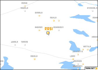 map of Rasi