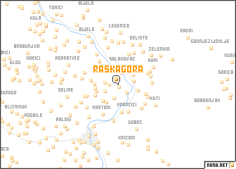 map of (( Raška Gora ))