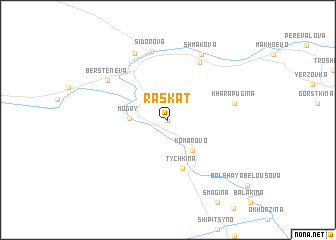 map of Raskat