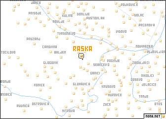 map of Raška