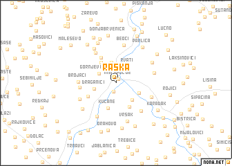 map of Raška