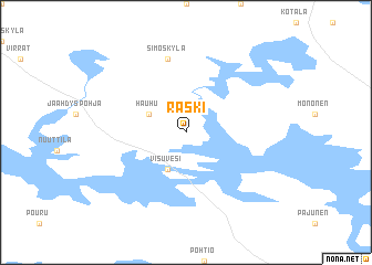 map of Raski