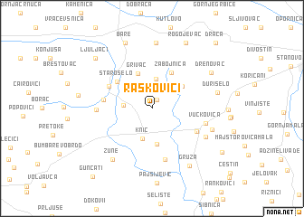 map of Raškovići