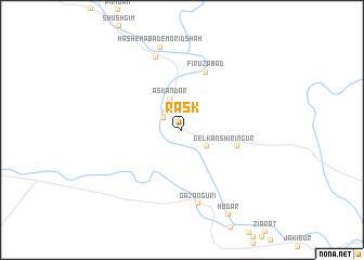 map of Rāsk