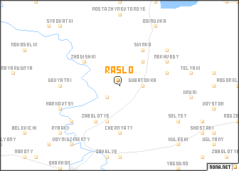 map of Raslo