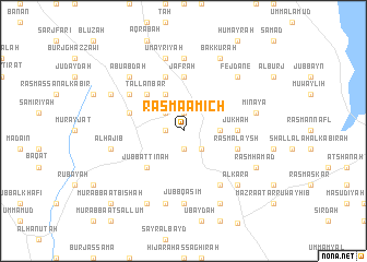 map of Rasm Aamich