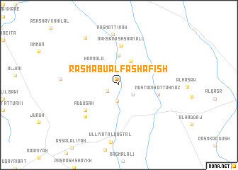 map of Rasm Abū al Fashāfish