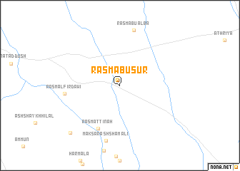 map of Rasm Abū Sūr