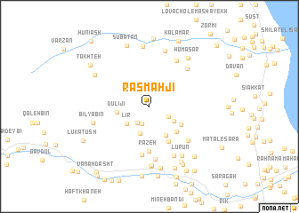 map of Rasmahjī