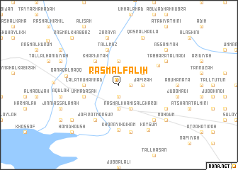 map of Rasm al Fāliḩ
