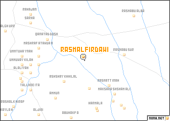 map of Rasm al Firdāwī