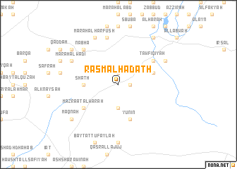 map of Rasm al Ḩadath