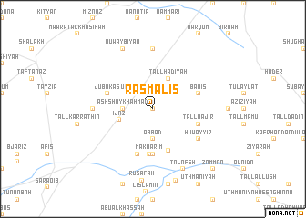 map of Rasm al ‘Īs