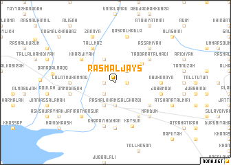 map of Rasm al Jays