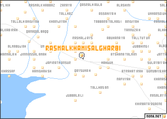 map of Rasm al Khamīs al Gharbī