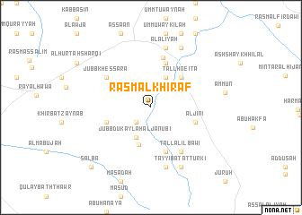map of Rasm al Khirāf