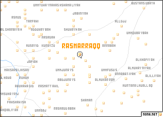 map of Rasm ar Raqq