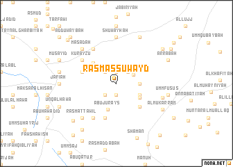 map of Rasm as Suwayd