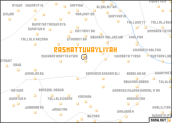 map of Rasm aţ Ţuwaylīyah