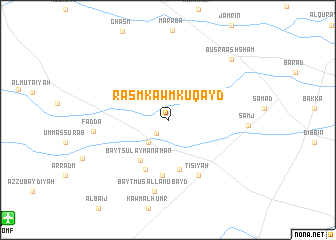 map of Rasm Kawm Kuqayd