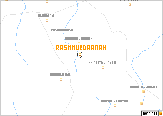 map of Rasm Murda‘ānah