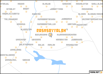 map of Rasm Sayyālah