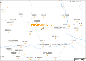 map of Rasm Sibsābah