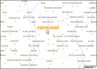 map of Rasm Sirḩān