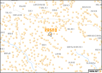 map of Rasno