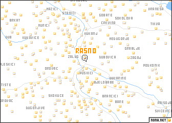 map of Rasno