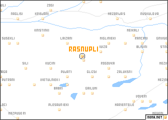 map of Rasnupļi