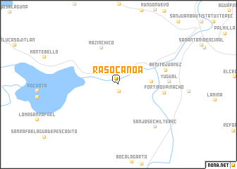 map of Raso Canoa