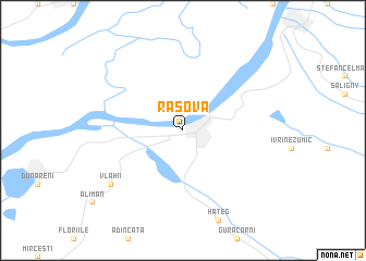 map of Rasova