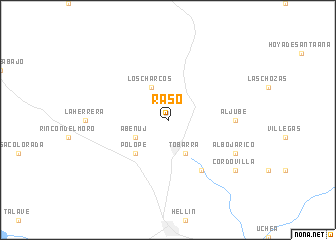 map of Raso