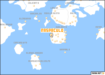 map of Raspa Culo
