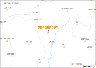 map of Raspberry