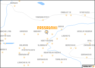 map of Rassadniki