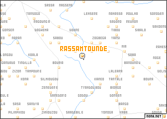map of Rassamtoundé