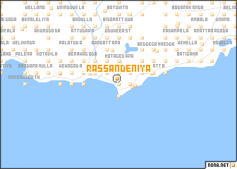 map of Rassandeniya