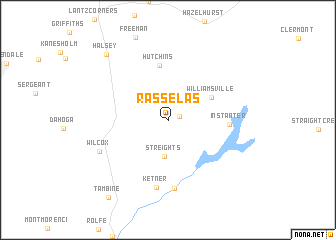 map of Rasselas