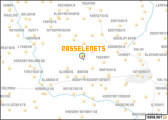 map of Rasselenets