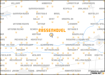 map of Rassenhövel