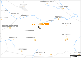 map of Rasskazan\